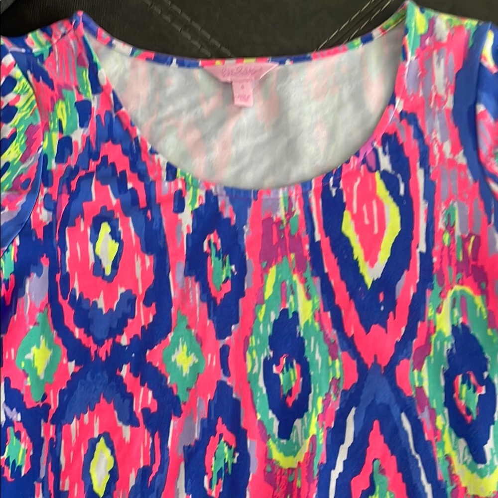 Lilly Pulitzer Multicolor Ikat Print Dress